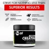 Hoal Nutrition Creatine Monohydrate | 250g Unflavoured | 100% Pure Micronized Creatine Powder | Muscle Gain, Strength & Endurance Supplement | Fast Absorbing | No Fillers | Lab-Tested