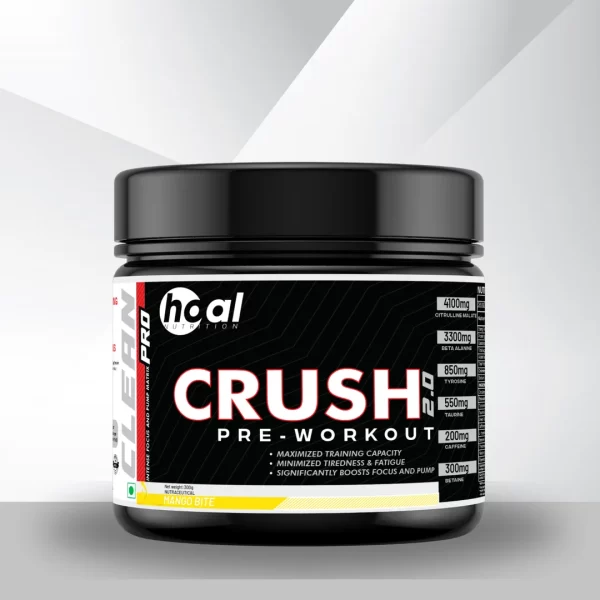 Hoal Nutrition CRUSH 2.0 Pre-Workout – Explosive Energy | Razor-Sharp Focus | Vein-Popping Pumps