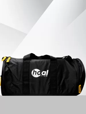 HOAL Nutrition 30L Gym Bag for Men & Women – Water-Resistant Duffel , Net Pocket for Shaker, Secure Zipper Pocket, Stylish Fitness Travel Bag