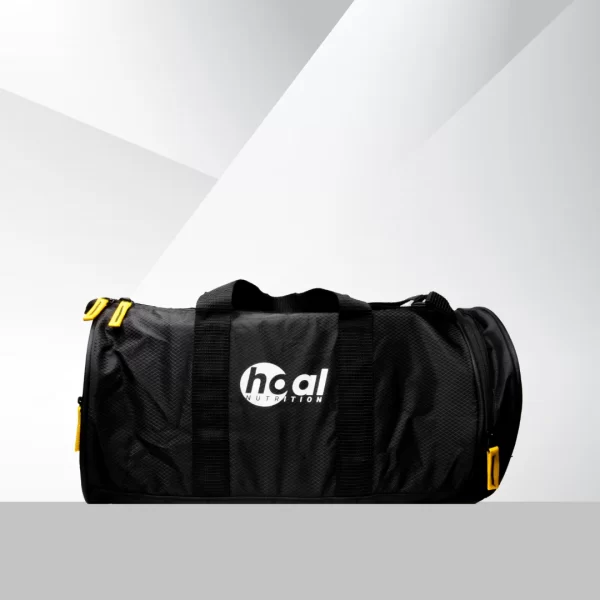 HOAL Nutrition 30L Gym Bag for Men & Women – Water-Resistant Duffel , Net Pocket for Shaker, Secure Zipper Pocket, Stylish Fitness Travel Bag