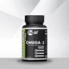 HOAL NUTRITION Vegan Omega-3 1000mg supplement bottle – ultra-strength plant-based omega-3 with DHA and EPA from algae