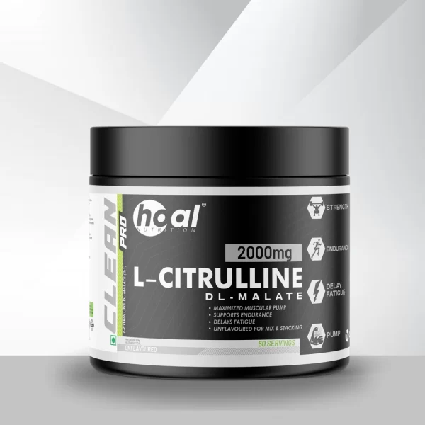 L-Citrulline Malate powder Pre-workout for muscle pump Nitric Oxide booster supplement Best Citrulline supplement India Workout supplement for endurance Muscle fatigue recovery drink Hoal Nutrition pre workout 2000mg Citrulline Malate benefits Unflavoured citrulline supplement Clean label fitness supplements