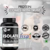 HOAL Nutrition 100% Whey Isolate Protein Powder – 28g Protein per Scoop | Zero Sugar, Low Carb, Gluten-Free | DigeZyme® Digestive Enzymes | Pure Isolate – No Blend | Muscle Recovery & Lean Muscle Gain Supplement for Men & Women | 60 Servings | 4lbs ;2Kg
