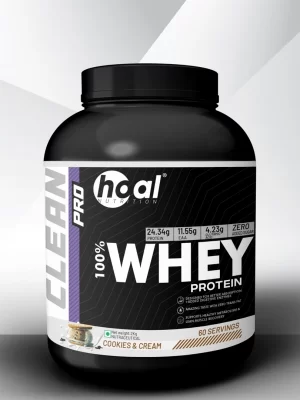 HOAL Clean Whey Protein - Affordable Cookies and Cream Whey Protein for Beginners in India